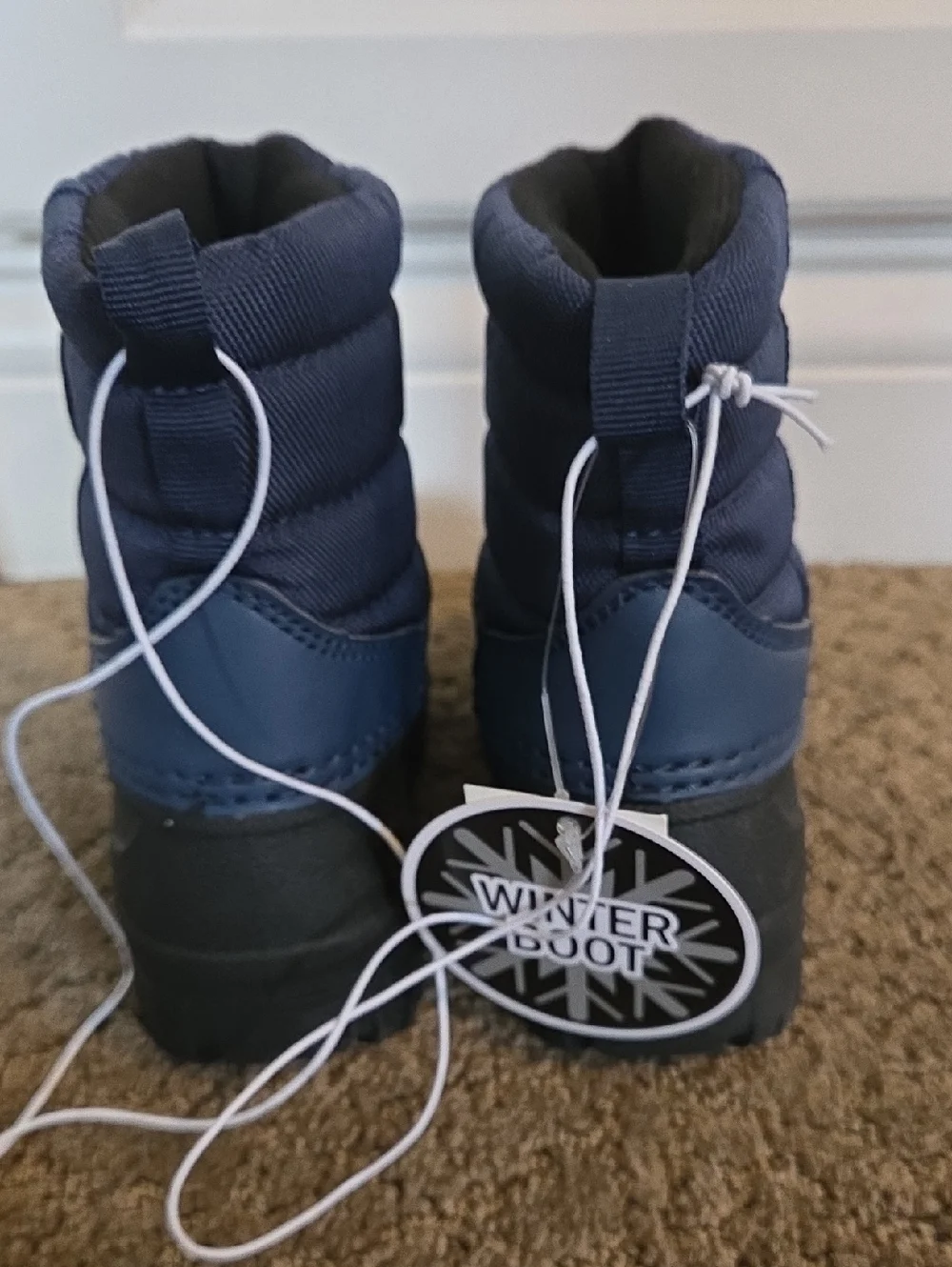 Toddler Boys Falls Creek Snowpack NAVY Winter Snow Boots Size 5 6 10 Pull On NWT